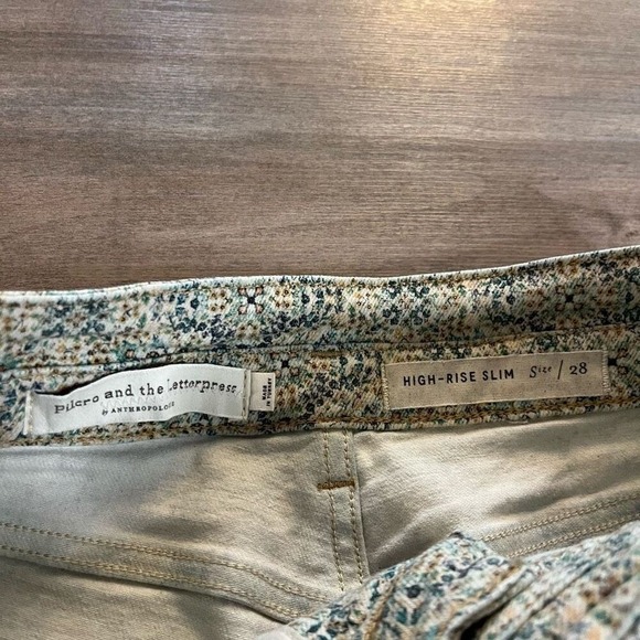 Anthropologie Pilcro Ultra High Rise Slim Utility Jeans Women 28 - Picture 4 of 7